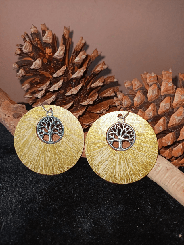 Boucles d'oreilles Arbre de vie