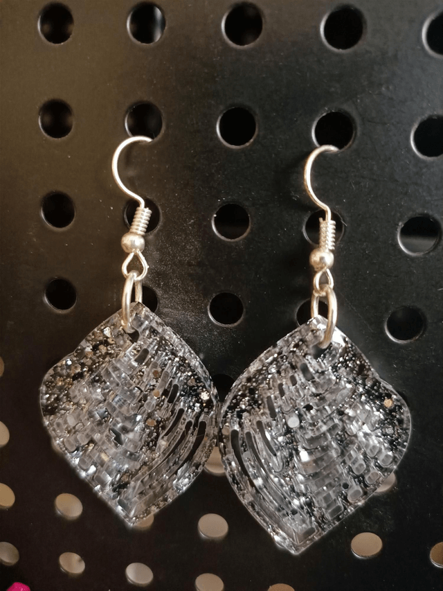 Boucles d'oreilles paillettes 