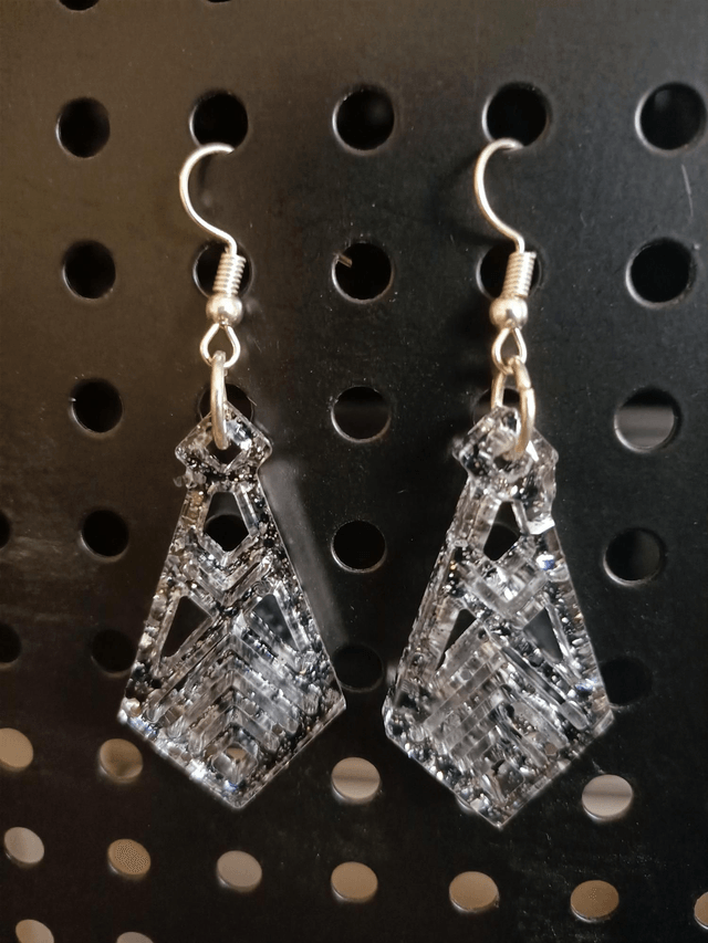 Boucles d'oreilles paillettes 