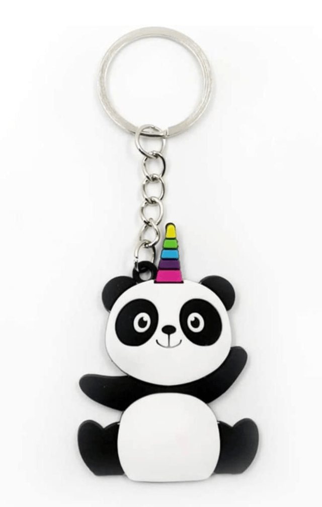 Porte clés panda licorne 