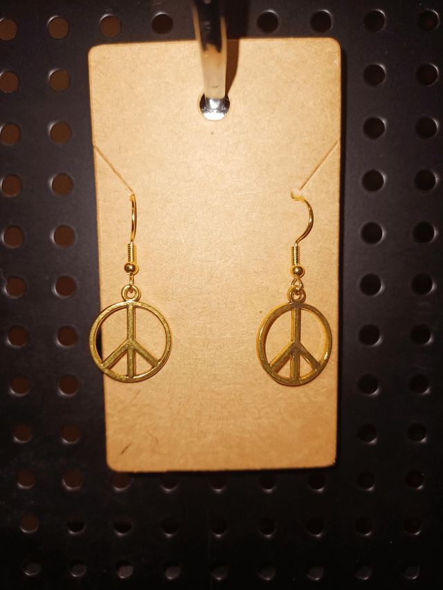 Boucles d'oreilles Peace and love 