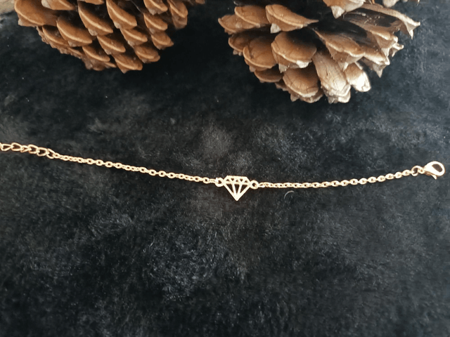 Bracelet doré  - 21 cm