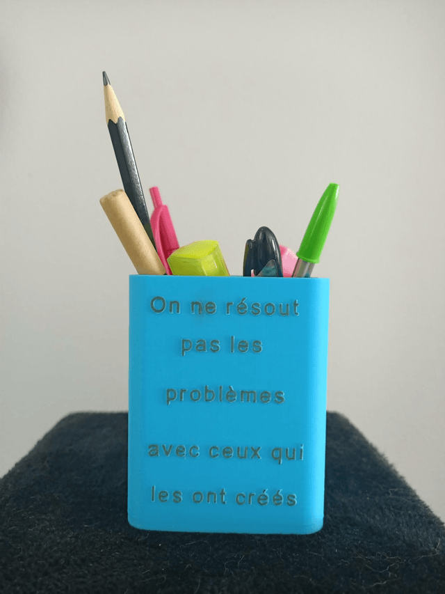 Pot à crayons 