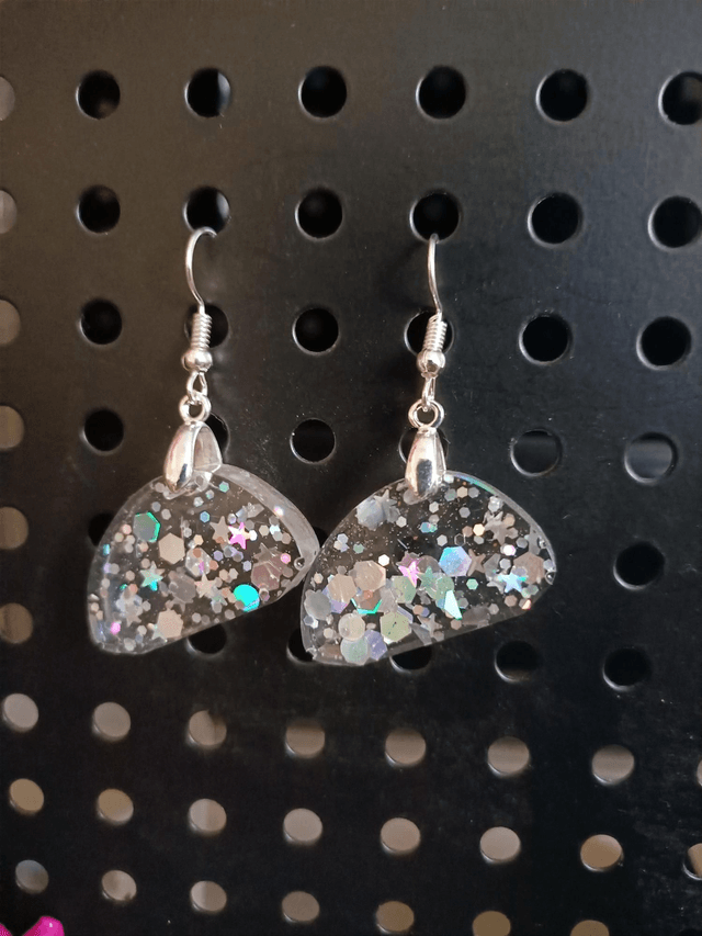 Boucles d'oreilles holographique 