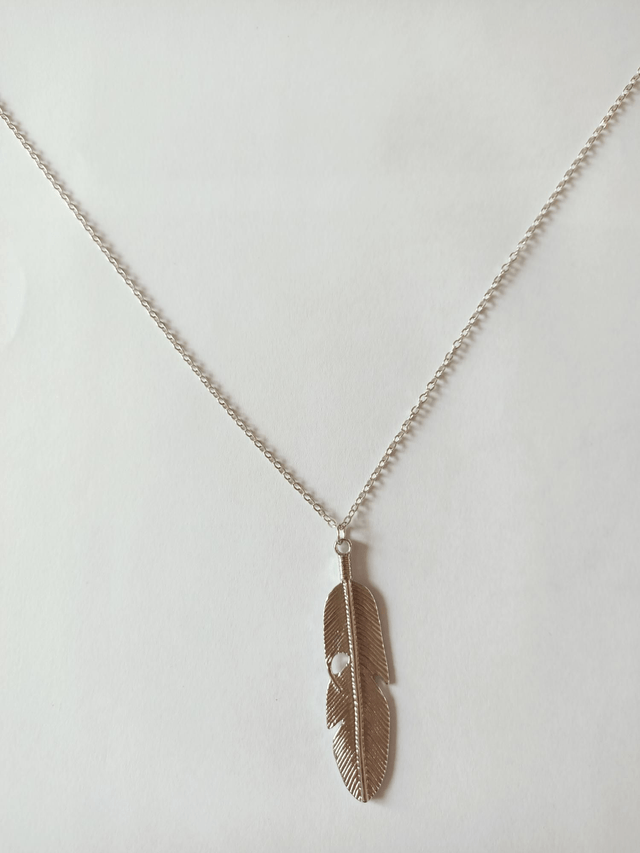 Sautoir plume 