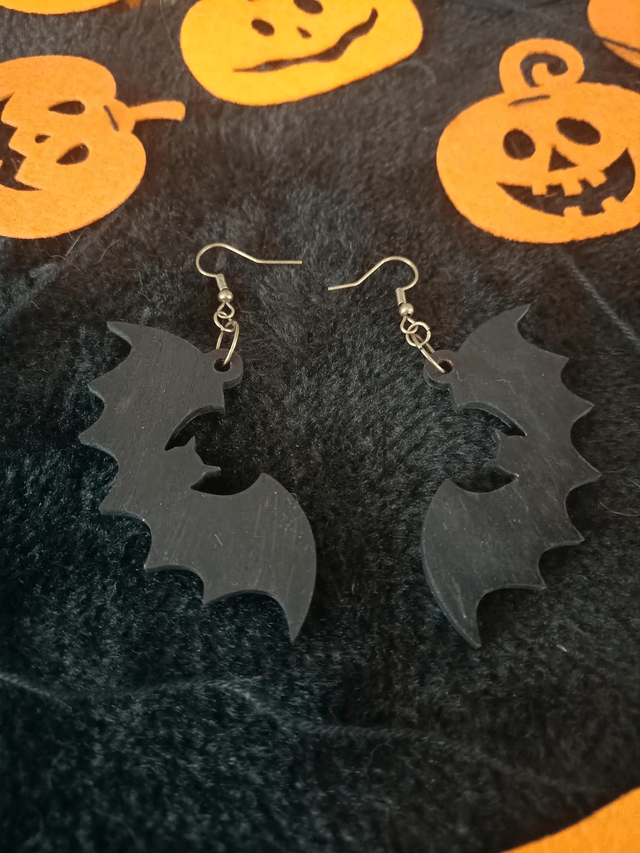 Boucles d'oreilles chauves-souris 