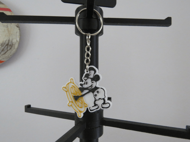 Porte-clé Mickey Steamboat Willie