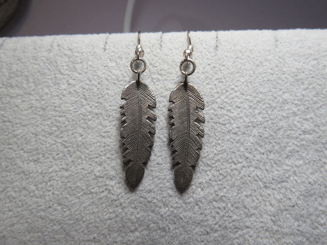 Boucles d'oreilles plumes 