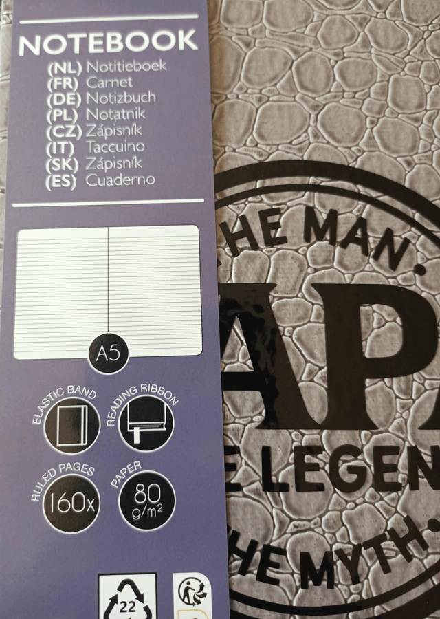 Bloc notes Papa The Legend 