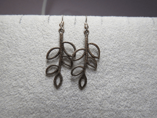 Boucles d'oreilles Feuilles 