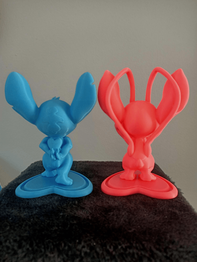 Figurines Couple Bleu & Rose