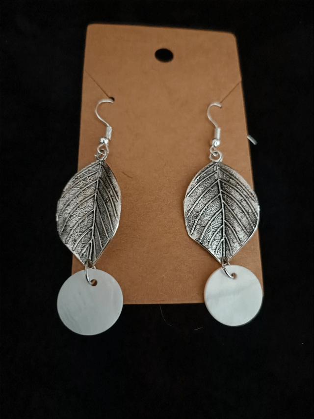 Boucles d'oreilles feuilles 