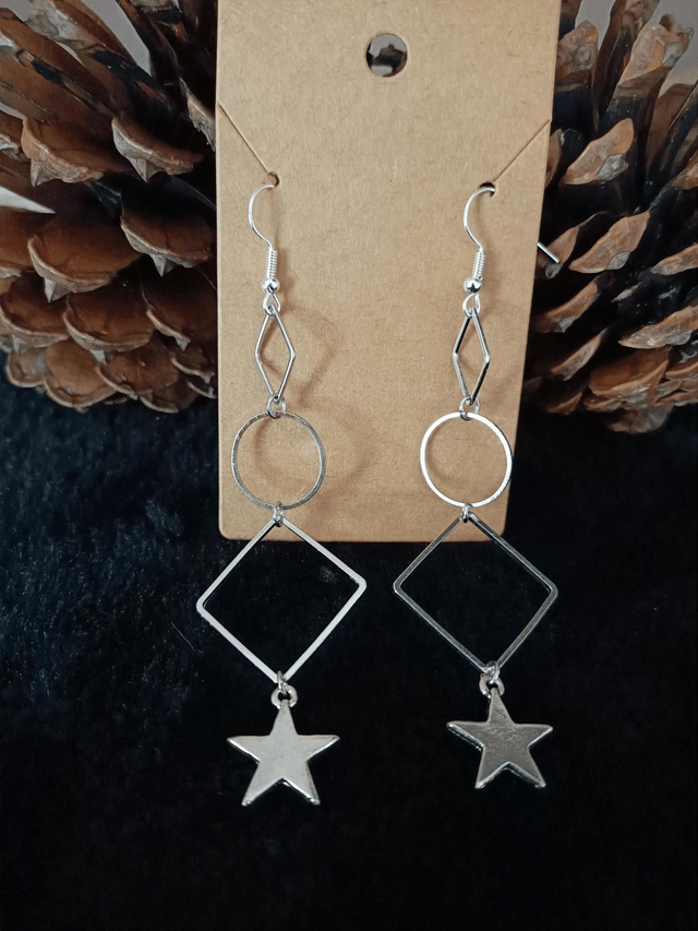 Boucles d'oreilles étoilées 