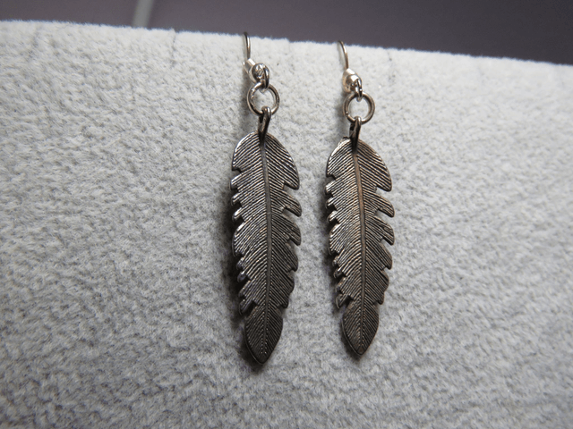 Boucles d'oreilles plumes 