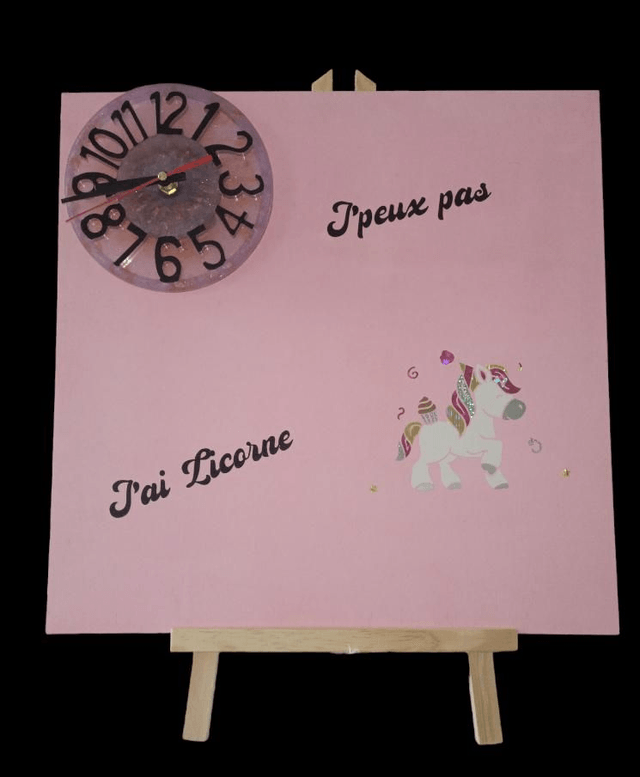 Tableau J'peux pas j'ai LICORNE 🦄
