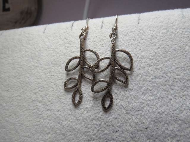 Boucles d'oreilles Feuilles 