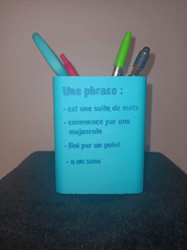 Pot à crayons 