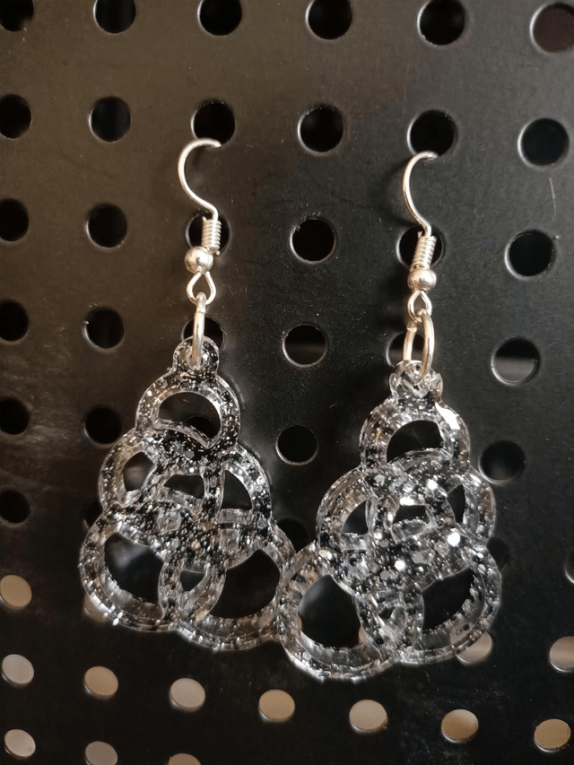 Boucles d'oreilles paillettes 