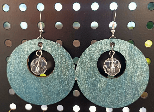 Boucles d'oreilles en Bois 