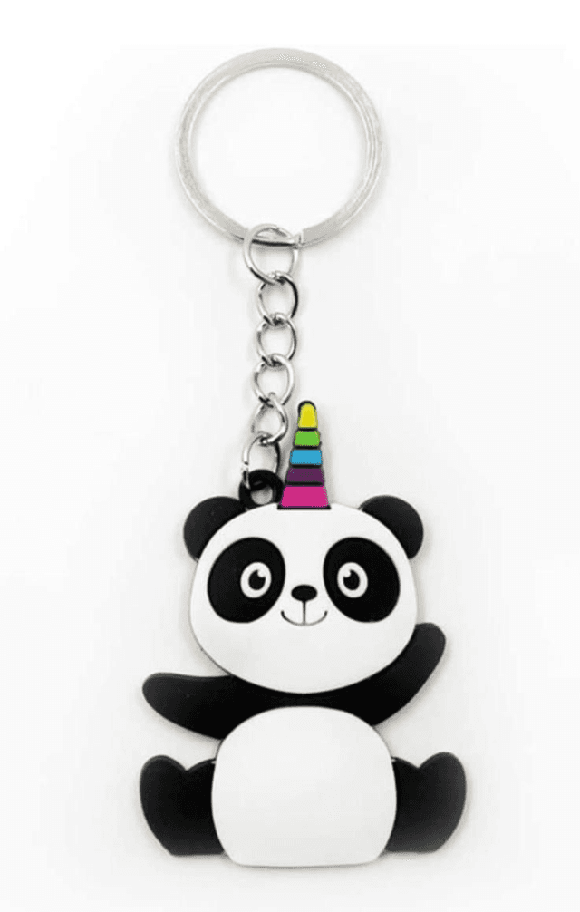 Porte clés panda licorne 