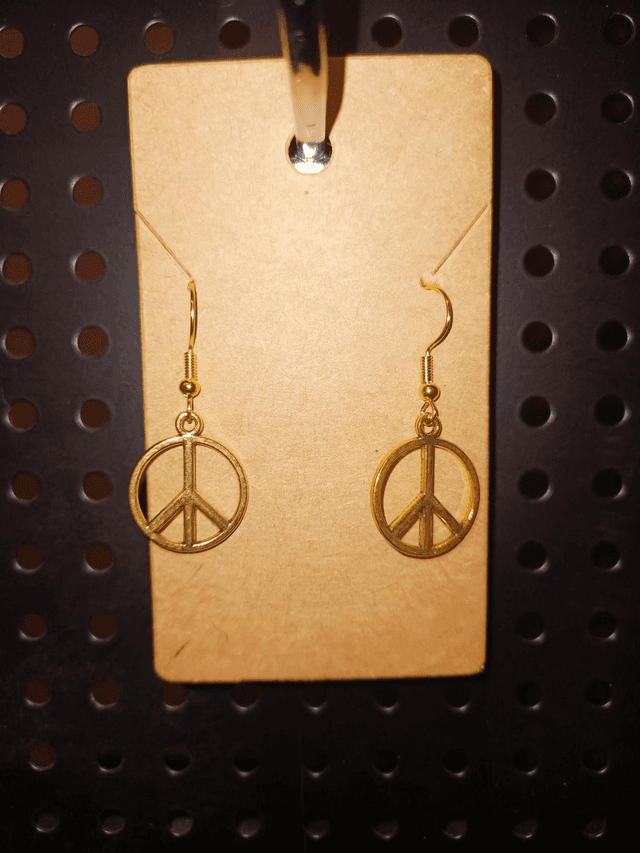 Boucles d&#039;oreilles Peace and love 