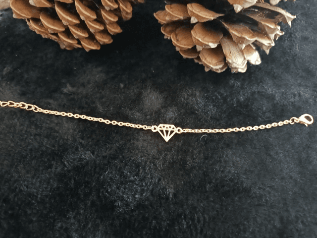 Bracelet doré  - 21 cm