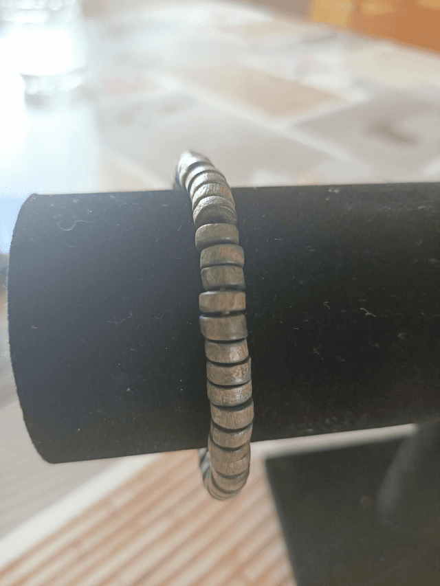 Bracelet perles bois 