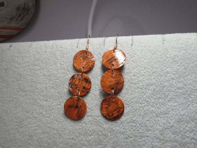 Boucles d&#039;oreilles nacre 