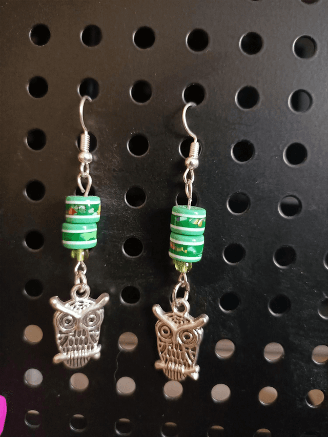 Boucles d&#039;oreilles chouettes 