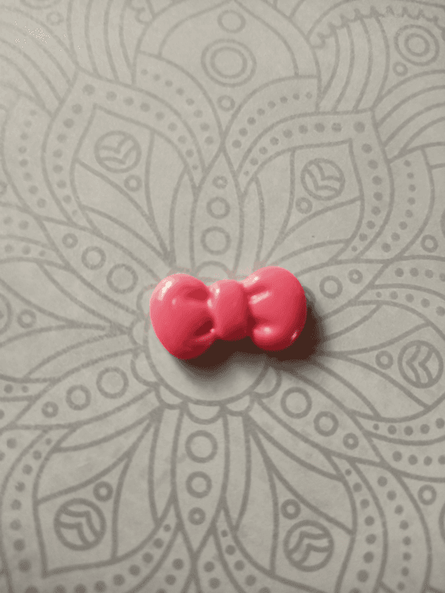 Aimant nœud rose 