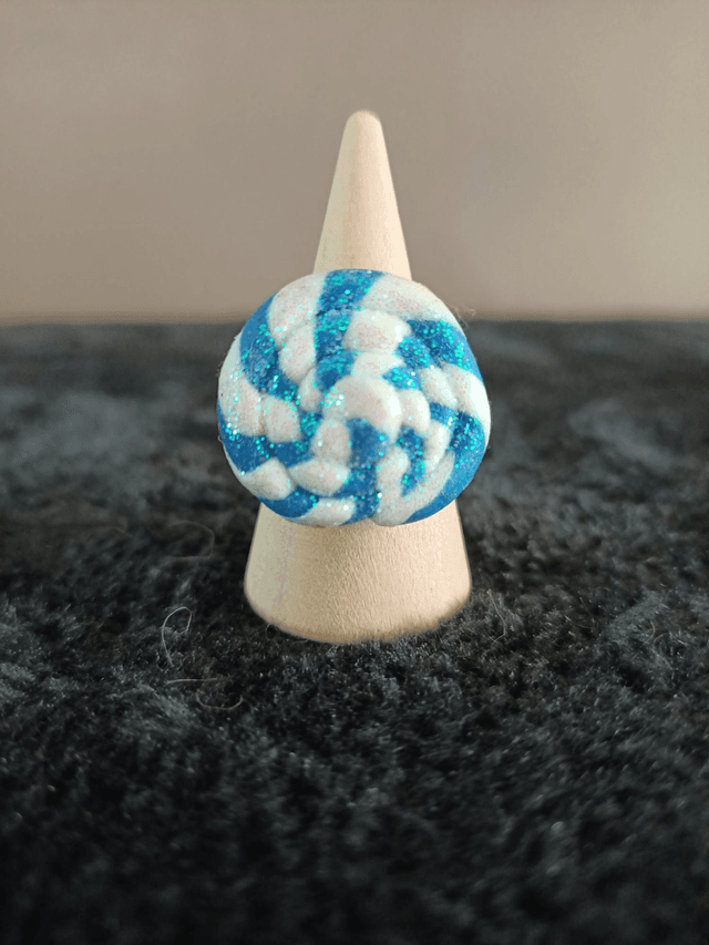 Bague Fimo  - Réglable 