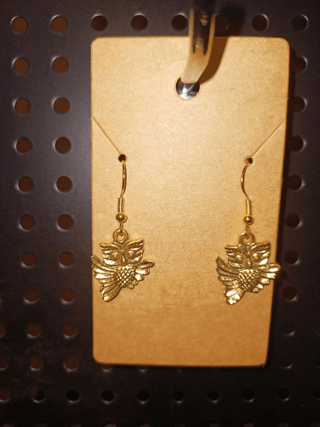 Boucles d&#039;oreilles Hibou 🦉