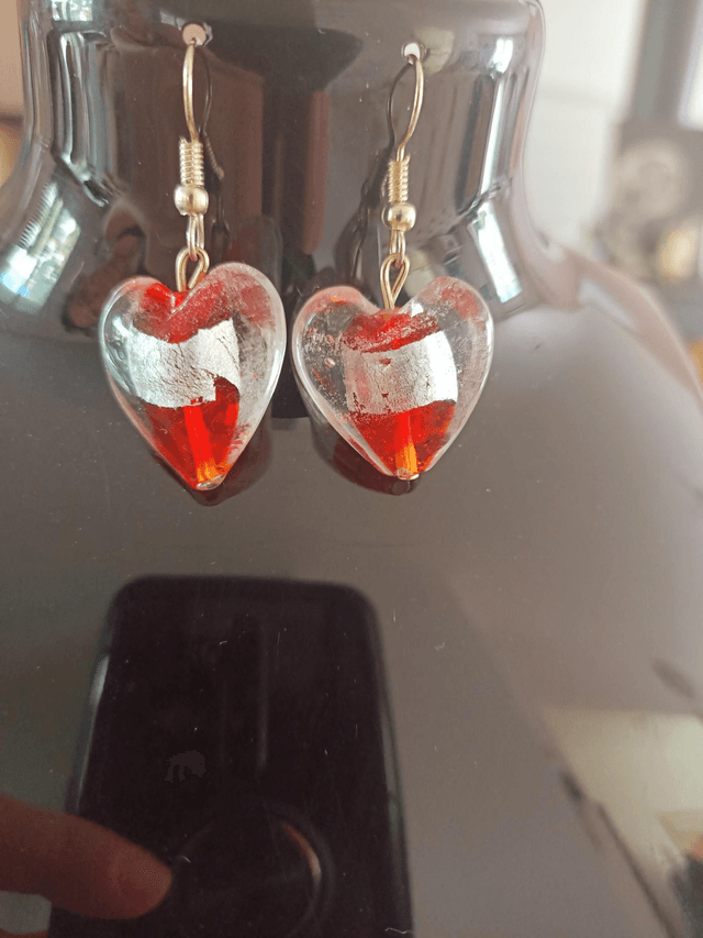 Boucles d&#039;oreilles coeur 