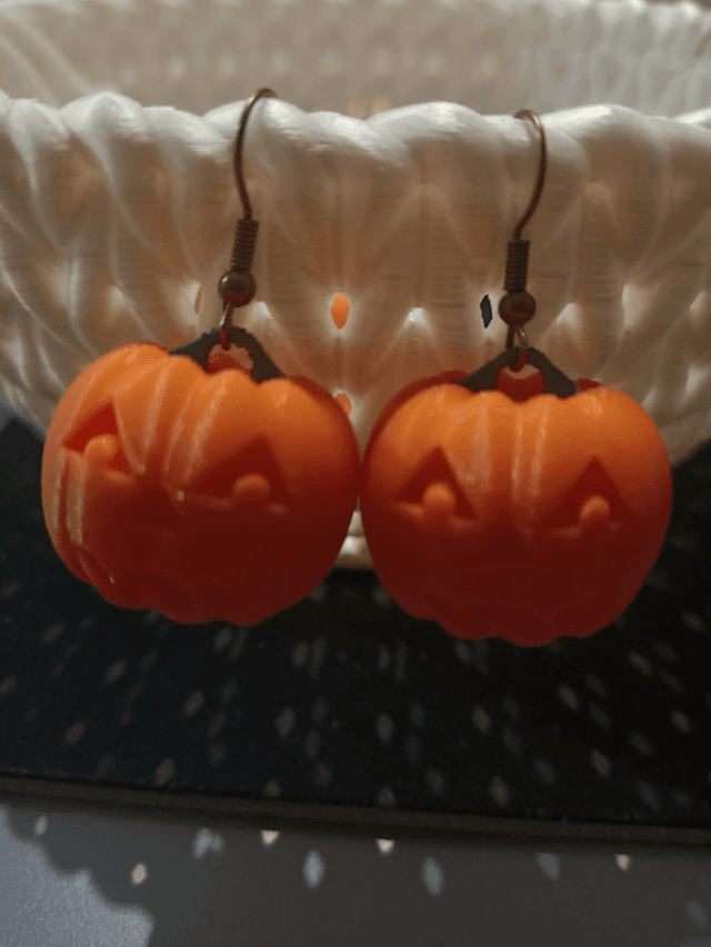 Boucles d&#039;oreilles CITROUILLES 🎃
